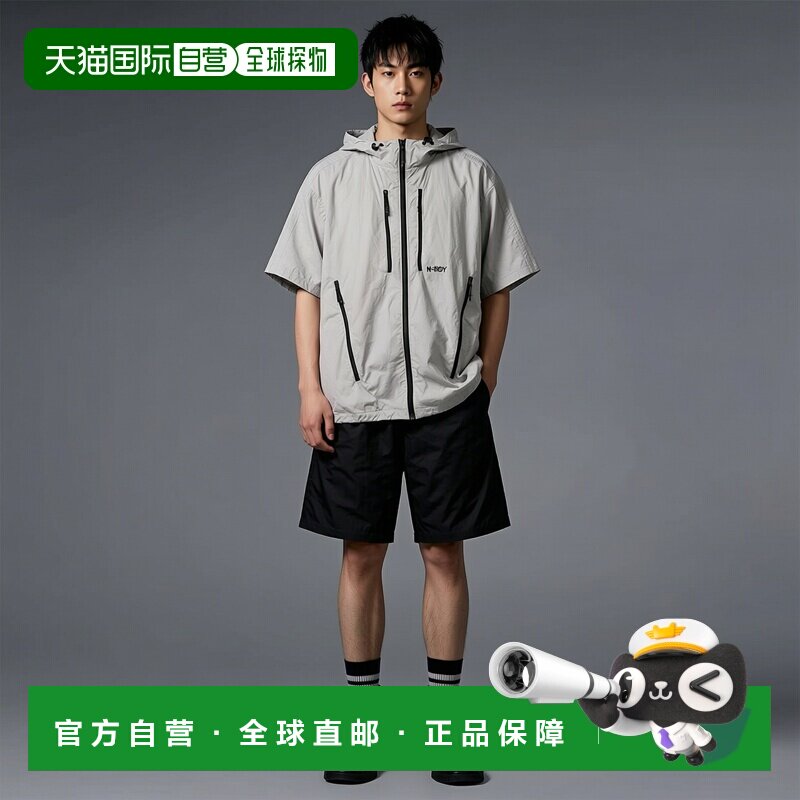 日本直邮NERDY 拉链点短袖防风衣 [NE8621EU001022] 深紫色外套