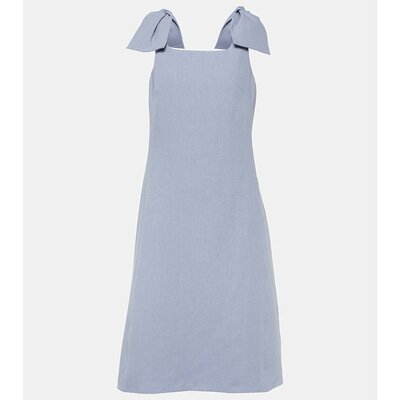 潮奢 Chloe 蔻依 女士 亚麻中长连衣裙 000767