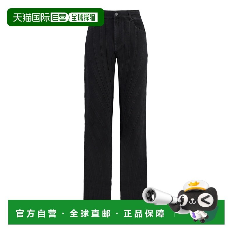 1h可退 香港直邮Mugler 穆勒 女士 5口袋直筒牛仔裤 23W6PA032721,女装/女士精品,牛仔裤,淘宝优惠券,粉丝福利购,淘宝优惠卷