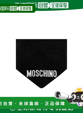 香港直邮Moschino 莫斯奇诺 女士 徽标嵌花针织围巾 30769M2984