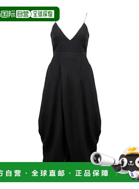 香港直邮Stella McCartney 深V领垂坠中长连衣裙 603202SRA45
