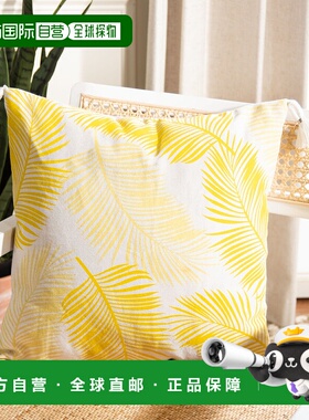 自营 Safavieh Lemi 枕头 - 柠檬黄 / 象牙色 美国奥莱直发