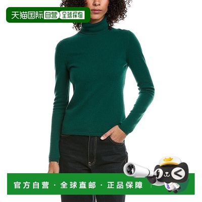 自营InCashmere Turtleneck Cashmere Sweater - green 美国奥莱