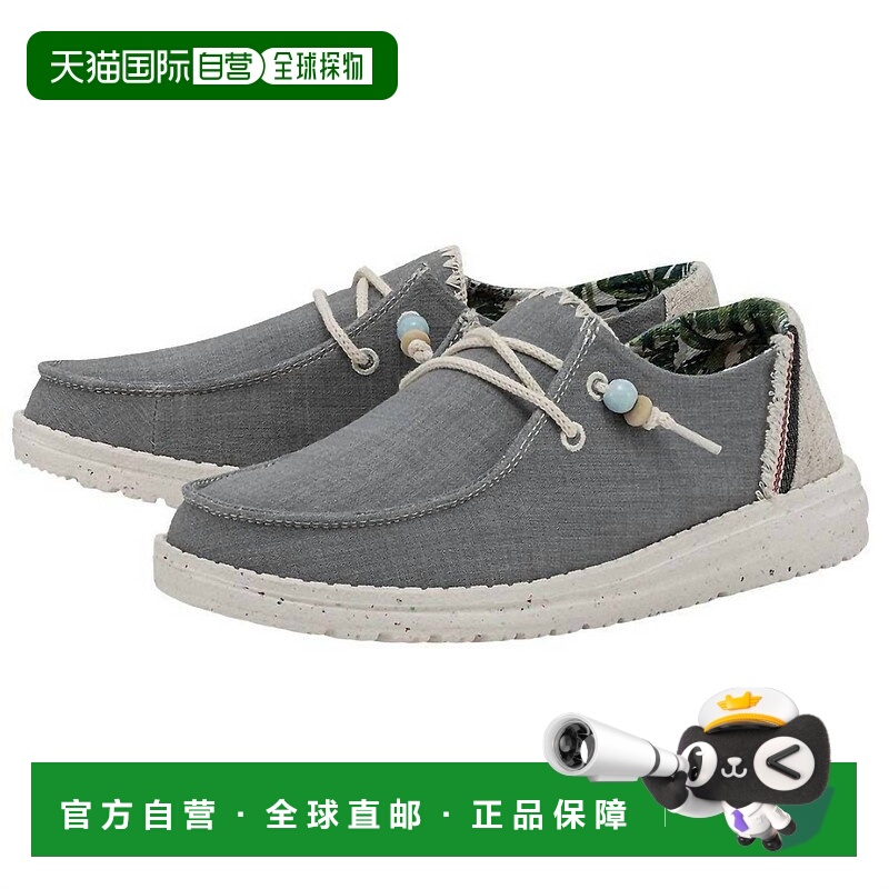 自营hey dudeWomen's Wendy Natural Slip-On Shoes In Indigo -