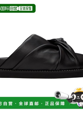 香港直邮潮奢 JOSEPH 约瑟夫 女士 黑色 Big Knot 凉鞋 JF007334