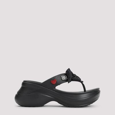 BALENCIAGA女士凉鞋 825201W0FP41180 SS2025黑色