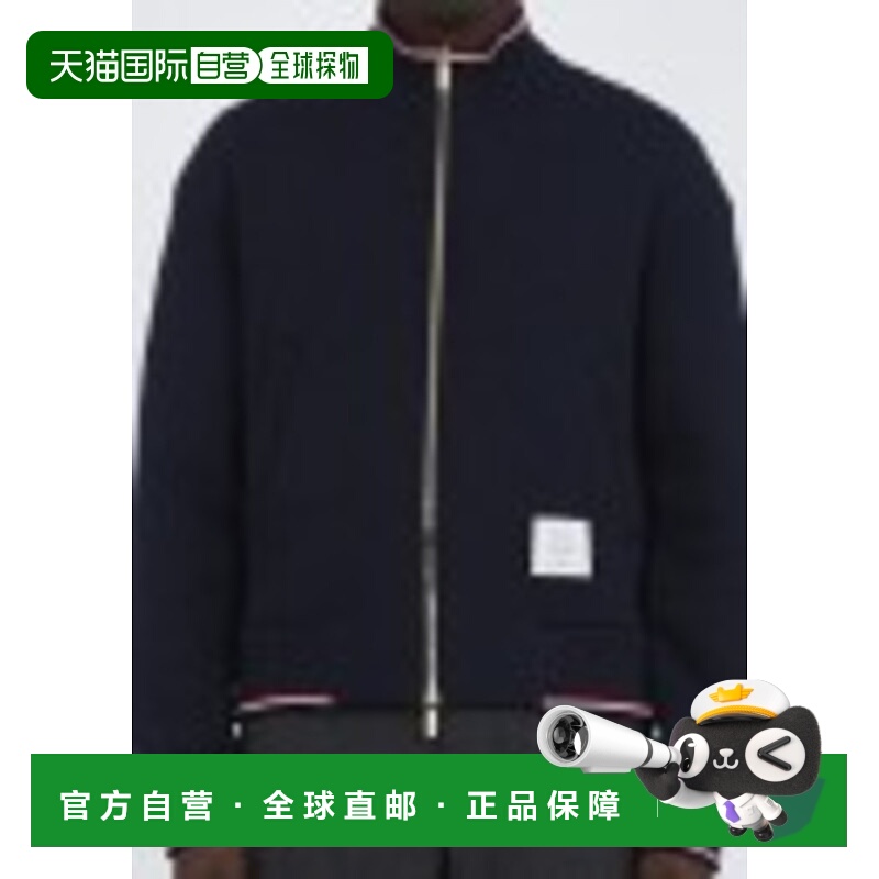 香港直邮THOM BROWNE 男士夹克 MJT545AJ0233415 AW2025 蓝色