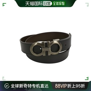 GANCINI亚光板扣双色双面皮带6 男士 菲拉格慕 香港直邮FERRAGAMO