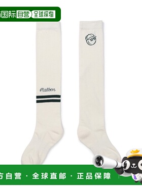 韩国直邮MALBON GOLF 女士运动袜  MALBON UNBALANCE STRIPE KNEE