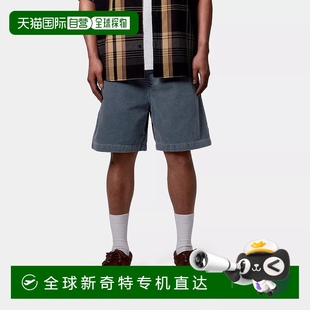 针织 欧洲直邮Carhartt Wip 男士 暗蓝色棉短裤