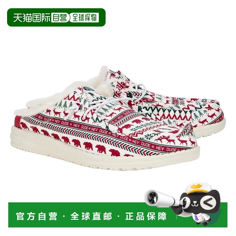 自营Hey Dude Wally Slip Holiday Cheers 41973-119 Men's Multi