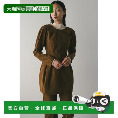 1h可退 日本直邮STYLEMIXER 女装 纯聚酯纤维 针织感斜纹迷你连衣