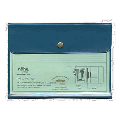 【日本直邮】Hightidenahe旅行收纳包蓝色办公商务便携迷你GB181