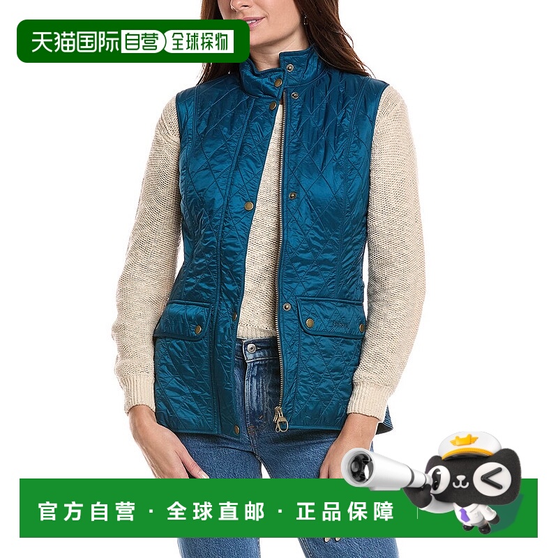 自营Barbour Wray Gilet - teal blue 美国奥莱直发