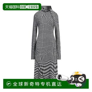 香港直邮潮奢 巴宝莉 1h可退 Burberry white白 女士 中长连衣裙