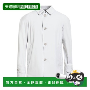 1h可退 香港直邮Herno 男士 长款夹克 grey灰色 舒适时尚