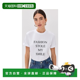 香港直邮VICTORIA BECKHAM 维多利亚 贝克汉姆 女士 口号T恤