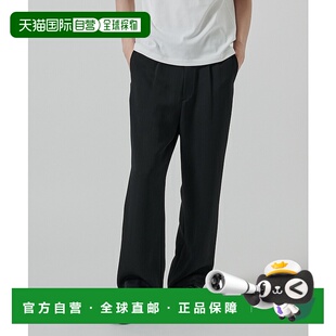 1h可退 日本直邮STUDIOUS 男士直筒设计百褶长裤 115341007休闲裤