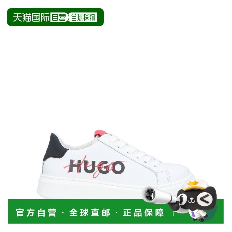 1h可退 香港直邮boss 雨果 男童 运动鞋童鞋 white白色 舒适时尚,童鞋/婴儿鞋/亲子鞋,运动鞋,淘宝优惠券,粉丝福利购,淘宝优惠卷