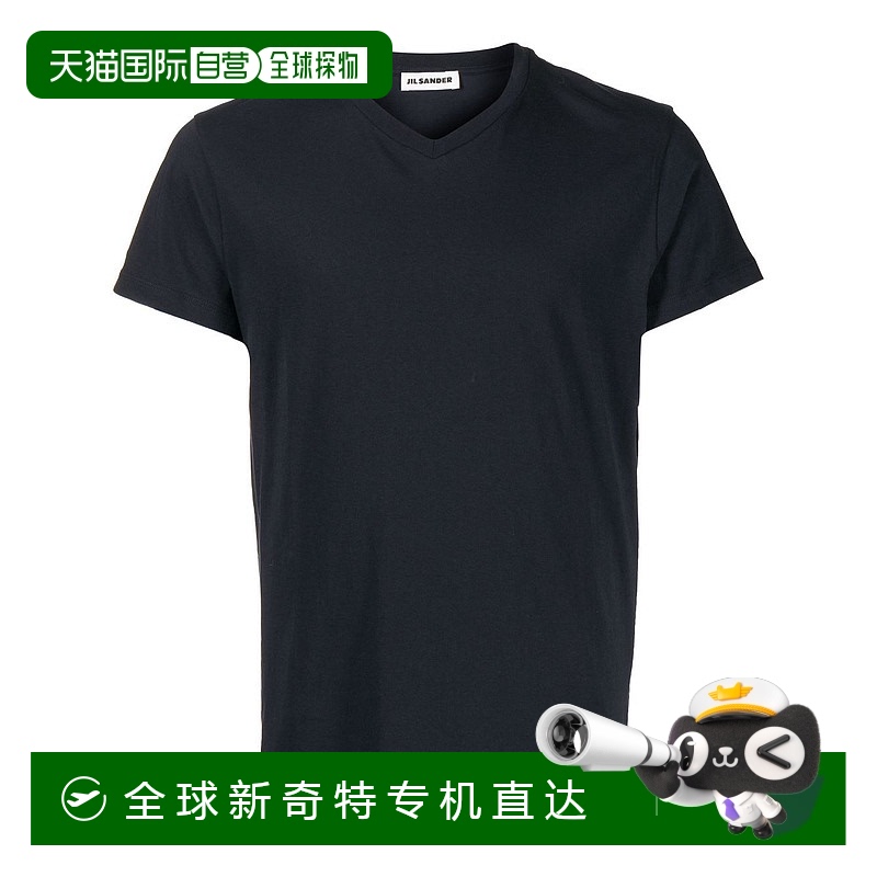1h可退 香港直邮潮奢 Jil Sander 吉尔 桑达 男士 V领T恤 J21GC00