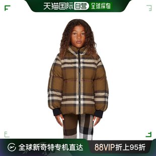 美国直邮 burberry 婴幼儿 外套博柏利羽绒格子