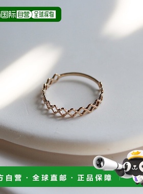 1h可退 日本直邮cui-cui K10YG 半网状黄金戒指 755405cuicui