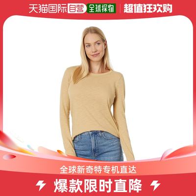 香港直邮潮奢 Madewell 美德威尔 女士Whisper Rib-Crewneck 棉质