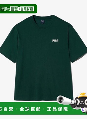 韩国直邮FILA M Wheeler 短袖 T 恤 CQK FS2RSH2103X-DGR 大线性