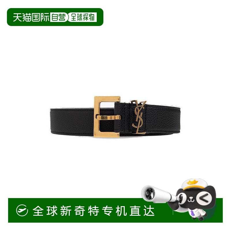 1h可退 香港直邮潮奢 Saint Laurent 圣罗兰 女士 MONOGRAM粒面皮
