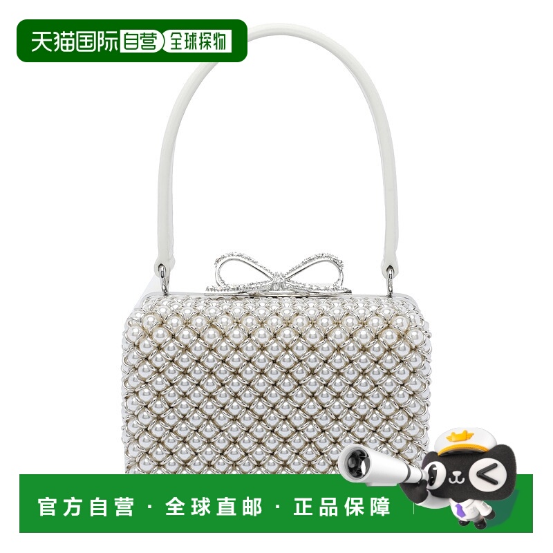 1h可退 香港直邮SELF-PORTRAIT 女士手提包 312CCREAM AW2025 白