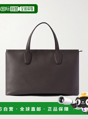 1h可退 香港直邮潮奢 The Row 女士 Marcel 织纹皮革手提包 W1909