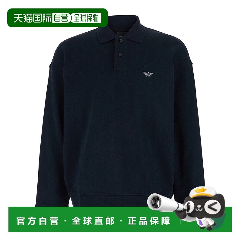 香港直邮EMPORIO ARMANI 男士长袖POLO衫 EM005208AF13713UB118
