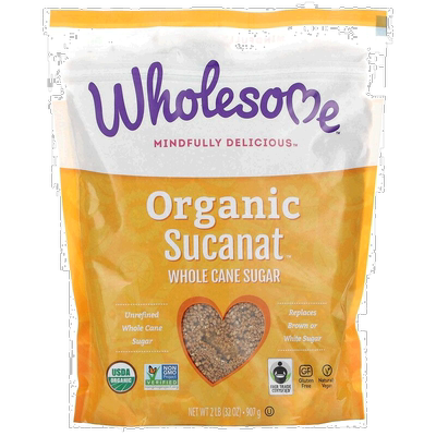 香港直发Wholesome黑糖全蔗糖香甜暖宫补铁天然有机健脾烘焙907g