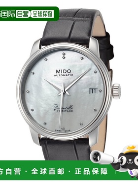 自营 Mido女式Heritage 33mm自动手表-黑色 美国奥莱直发