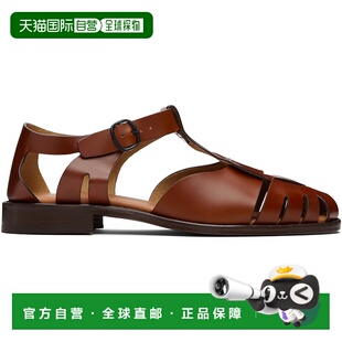 1h可退 香港直邮Hereu 男士 黄褐色 Pesca 凉鞋 MFPESC brown棕色
