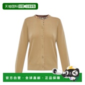 香港直邮BURBERRY 浅棕色 AW2025 女士针织衫 8112164B8626FLAX