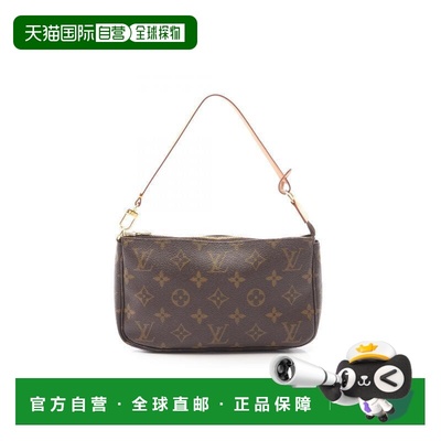 日本直邮中古LV路易威登女包A级95新Pochette Accessoires麻将包