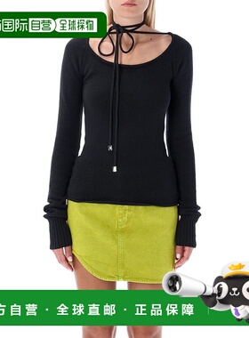 1h可退 香港直邮潮奢 The Attico 女士 徽标针织修身套衫 227WCK6