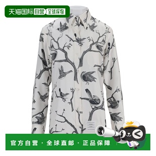 香港直邮THOM BROWNE 女士衬衫 FLL005AF1048100 AW2025 白色