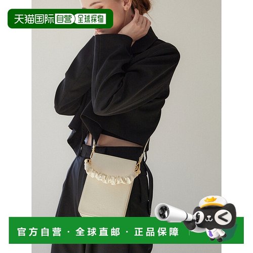 韩国直邮RaJu 女士通用款女包303222446 Ruche Bag Veagan Leather