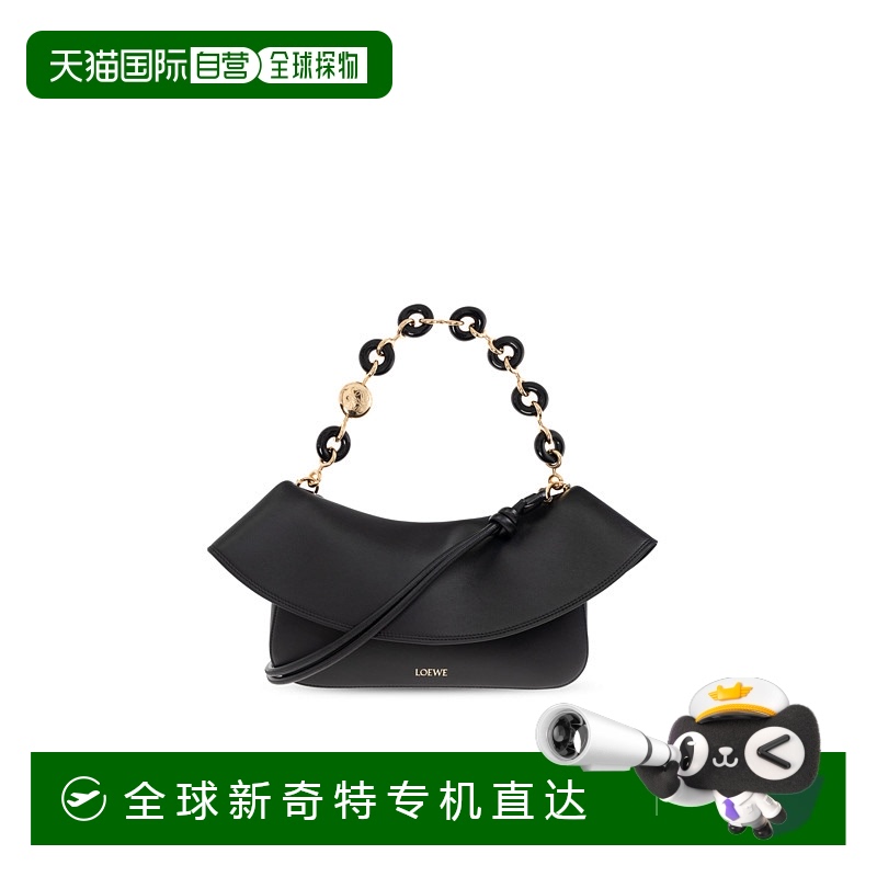 1h可退 香港直邮LOEWE 女士手提包 AP22P22X070BLACK CO 黑色 Han