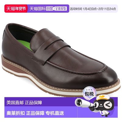 自营 vance co.Vance Kahlil Penny Loafer-棕色 美国奥莱直发
