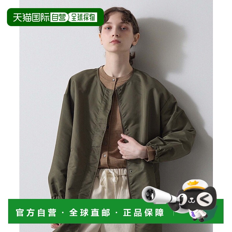 1h可退 日本直邮LOGEMENT DE CLAIRE 女装 全毛 修身 圆领 钮扣开