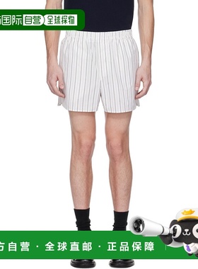香港直邮Ami Paris 男士 白色 Elasticated 短裤 USO117CO0109