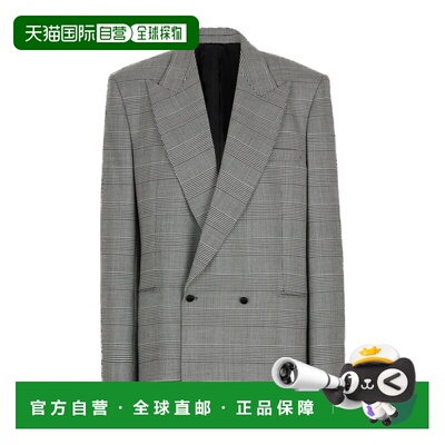 香港直邮BALMAIN 女士西服 GF1SI660WD31EAB SS2026 灰色 Embroid