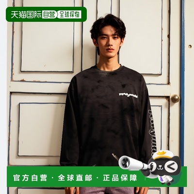 1h可退 日本直邮READYMADE 男女同款复古印花长袖T恤 RECOBK00002