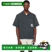 香港直邮潮奢 Cotton Burberry 男士 1h可退 EKD 巴宝莉 灰色 衬