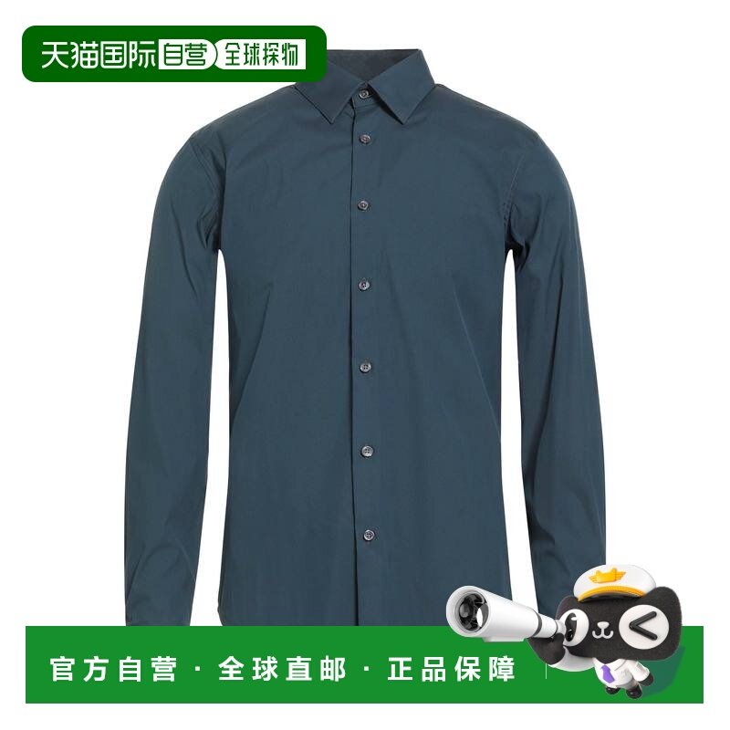 1h可退 香港直邮潮奢 THEORY 希尔瑞 男士 纯色衬衫 blue蓝色 舒,男装,衬衫,淘宝优惠券,粉丝福利购,淘宝优惠卷