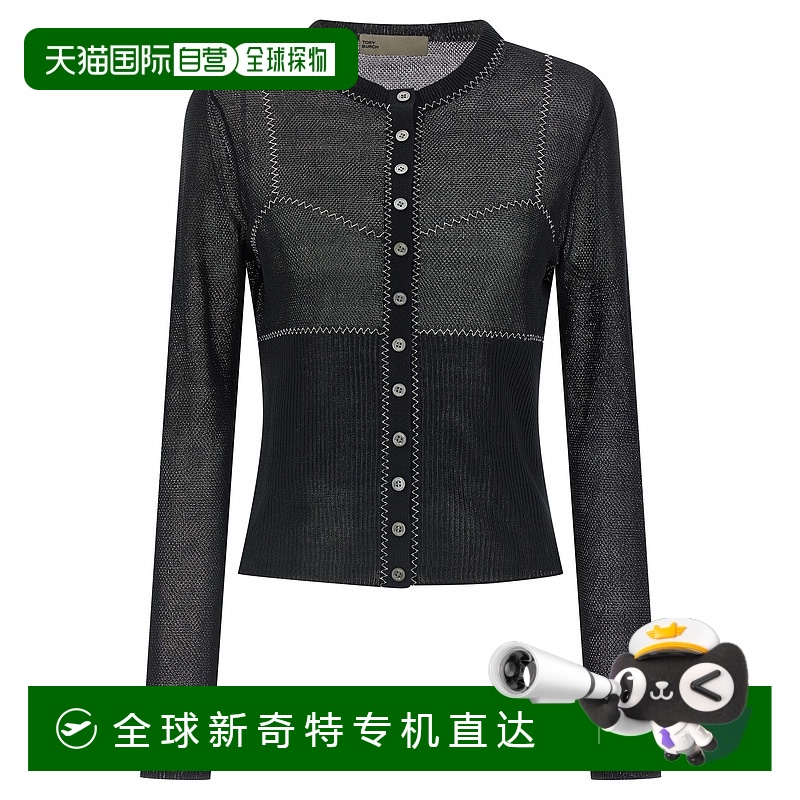 1h可退 香港直邮TORY BURCH 女士针织毛衣 168790001 AW2025 黑色
