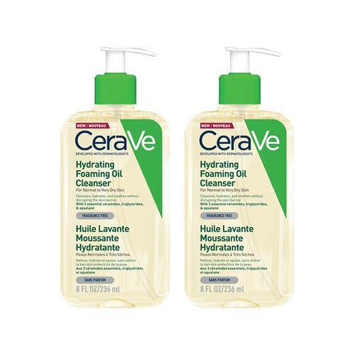CeraVe适乐肤洗卸合一洁面油 236mlx2 温和清洁补充滋润